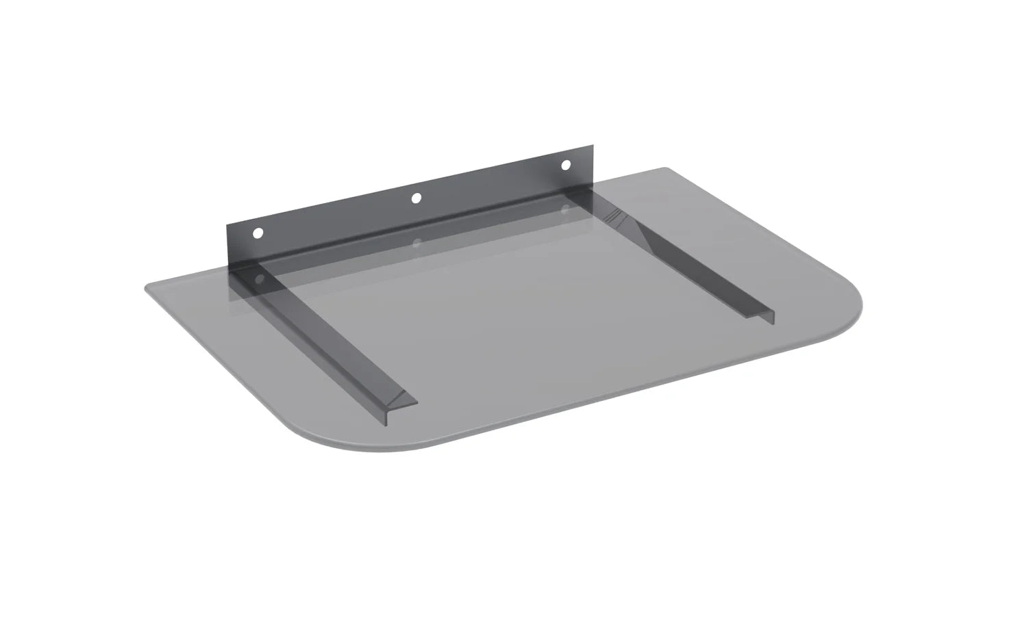 Skill Tech SH 04D - Economy Steel & Tempered Glass Wall Mount