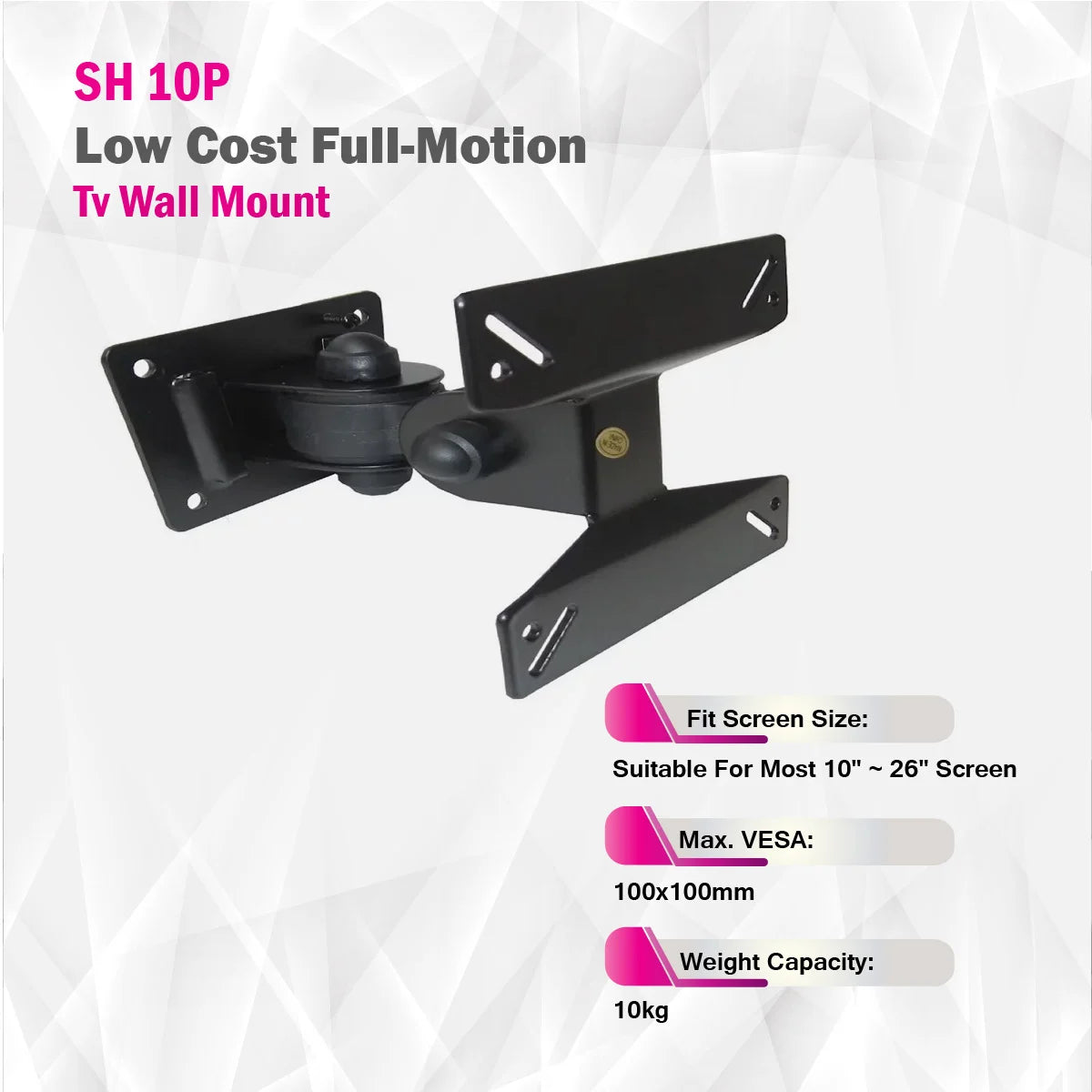 Skill Tech SH 10P - Low Cost Full-Motion Tv Wall Mount