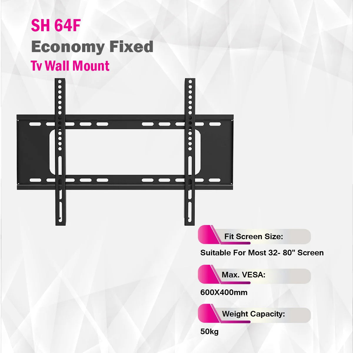 Skill Tech SH 64F - Economy Fixed Tv Wall Mount