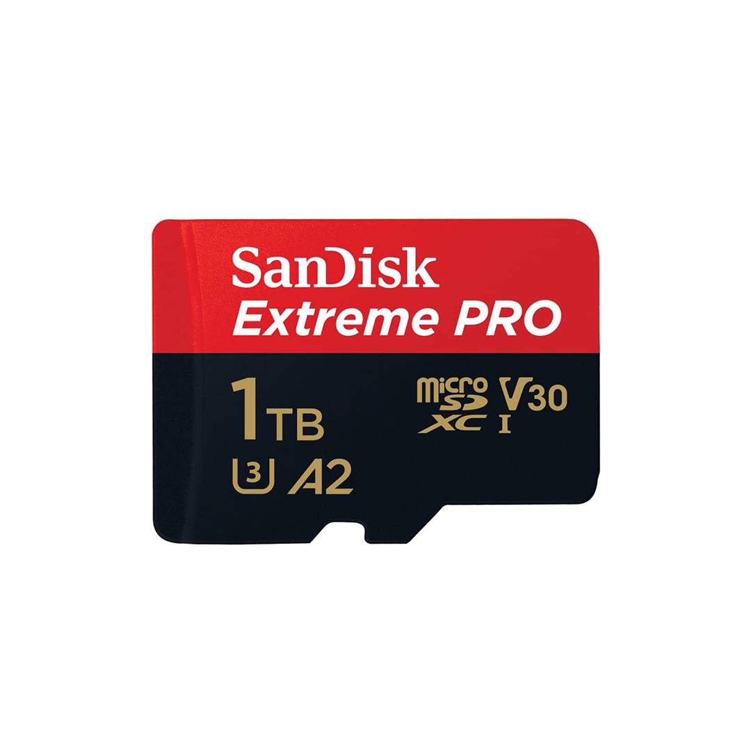 SanDisk Extreme Pro 1TB microSDXC UHS-I, V30, 200MB/s Read, 140MB/s Write, Memory Card