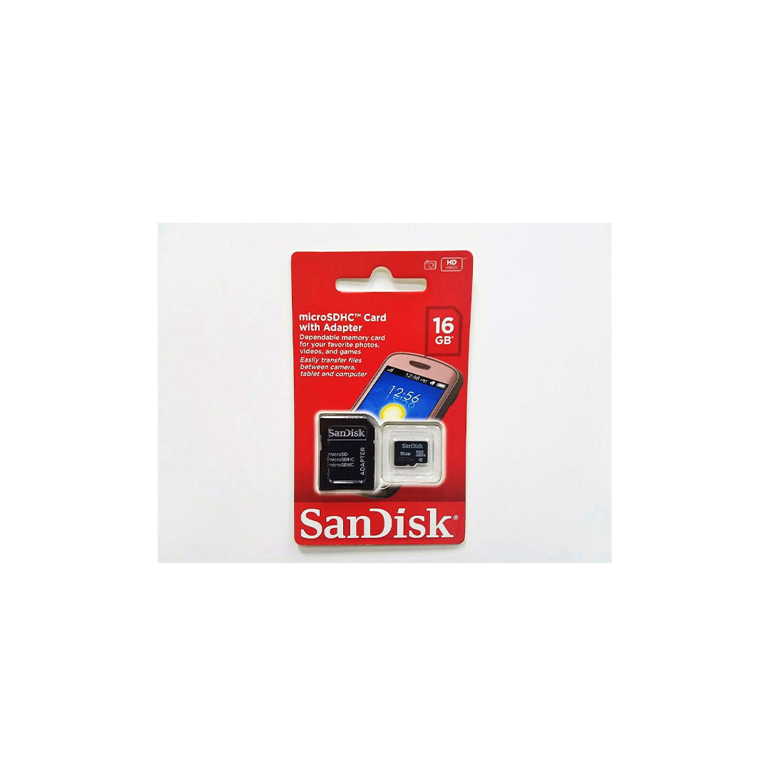 Sandisk SDSDQM-016G - B35A 16GB MicroSDHC Memory Card