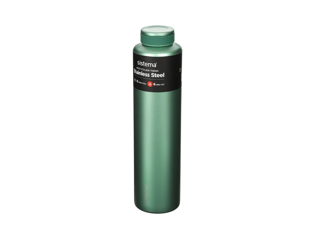 Sistema 600ml Stainless Steel Bottle in Qatar