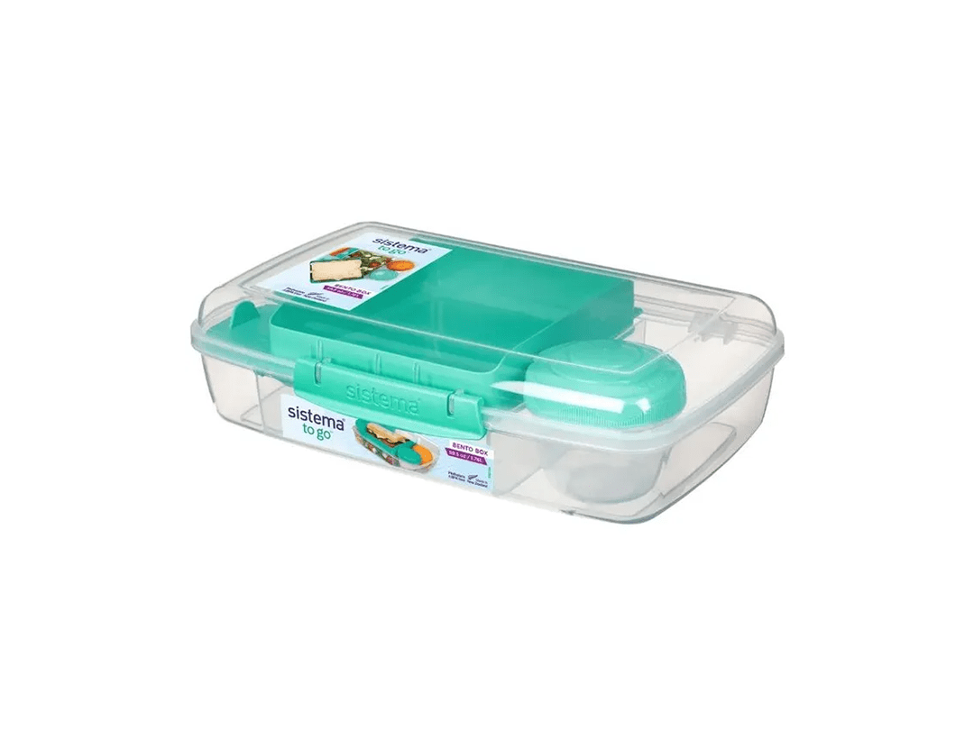 Sistema Lunch Box 1.76L Bento Box To Go- Minty Teal in Qatar