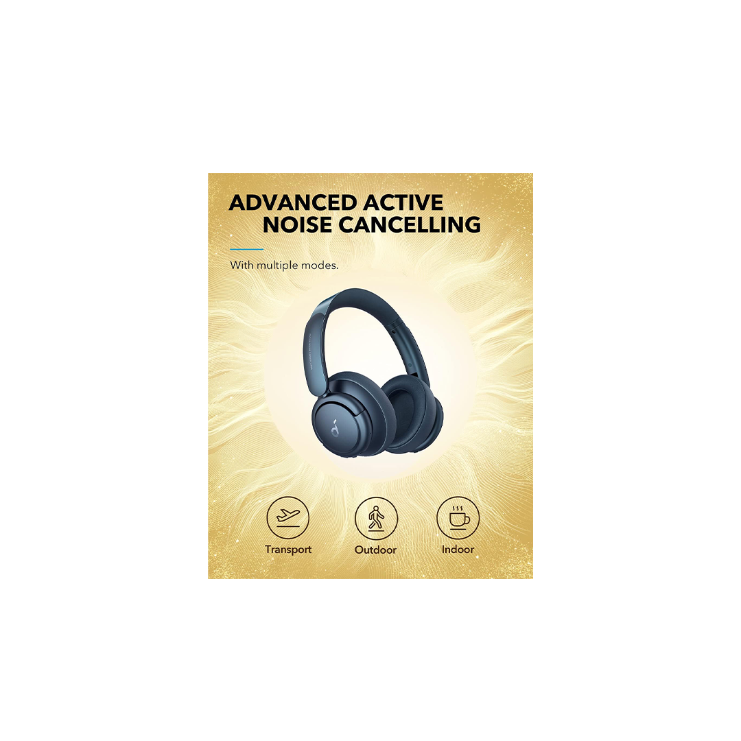 Anker Soundcore Life Q35 Multi Mode Active Noise Cancelling Bluetooth Headphone - Blue