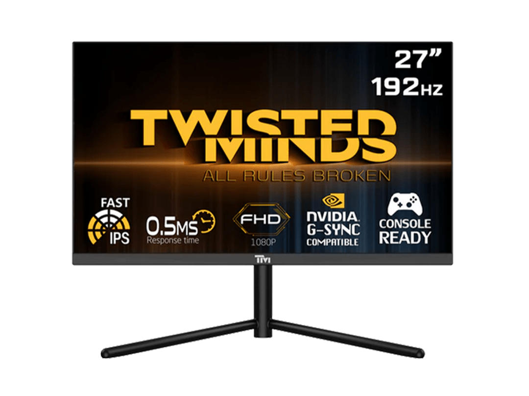 Twisted Minds 27'' Flat, FHD 192Hz, Fast IPS, 0.5ms, HDMI2.1 , HDR Gaming Monitor in Qatar