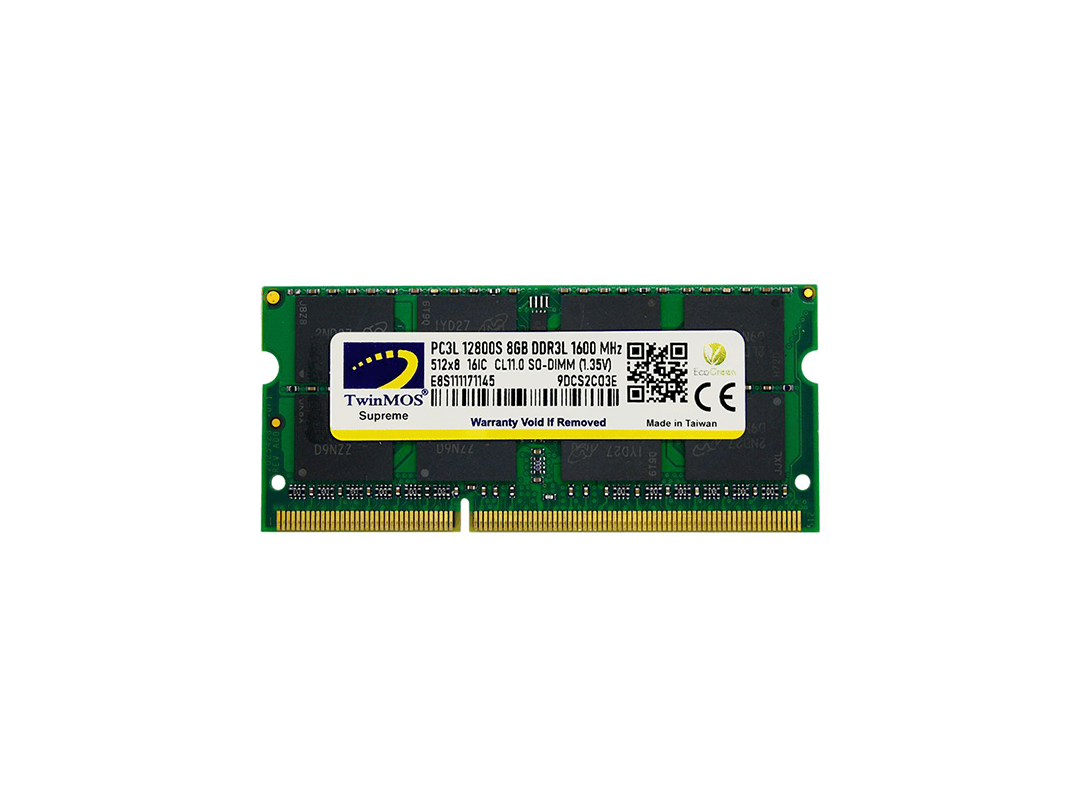 TwinMOS DDR3 8GB 1600MHz 1.35V Low Voltage Laptop RAM in Qatar