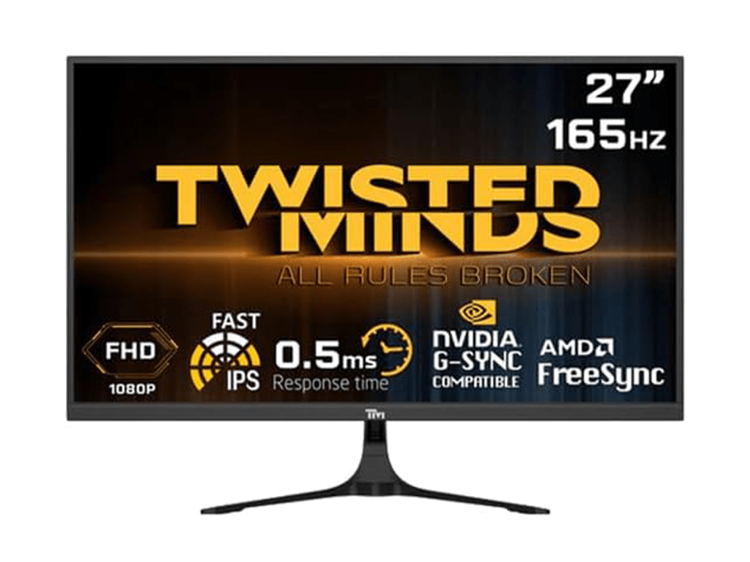 Twisted Minds 27'' Flat ,FHD 165Hz ,Fast IPS, 0.5ms, HDR Gaming Monitor in Qatar