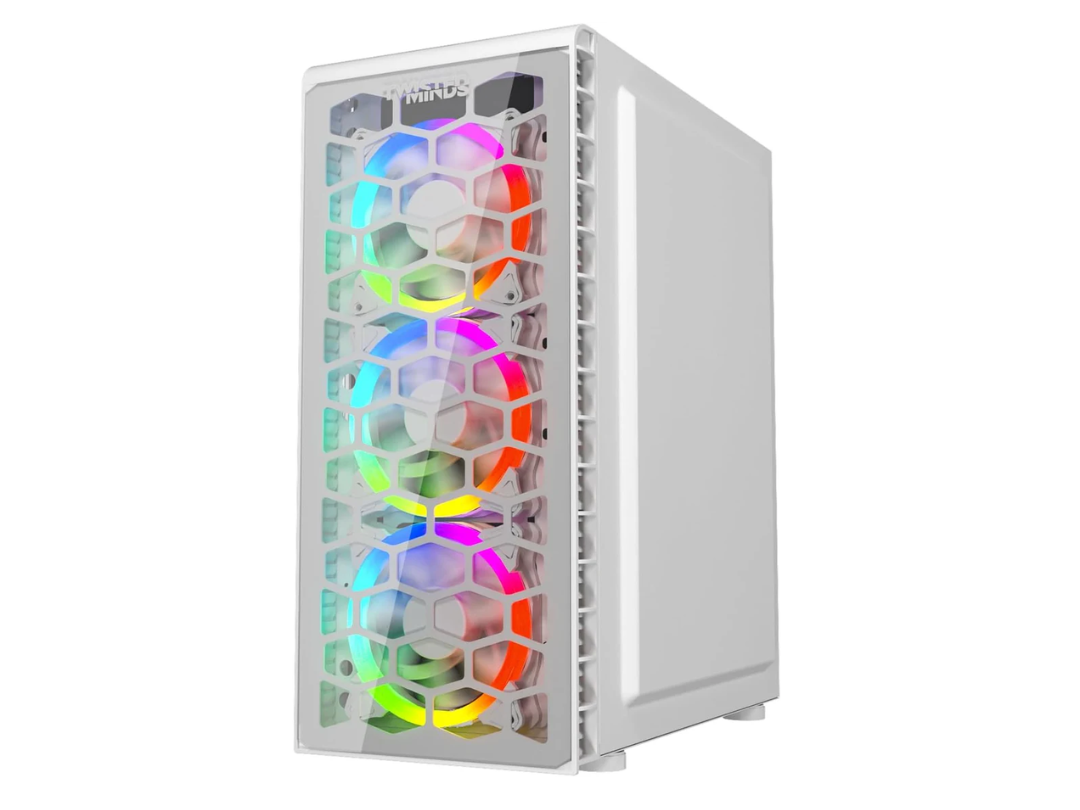 Buy Twisted Minds Killstreak-03 Mid Tower Glass Gaming PC Case - White