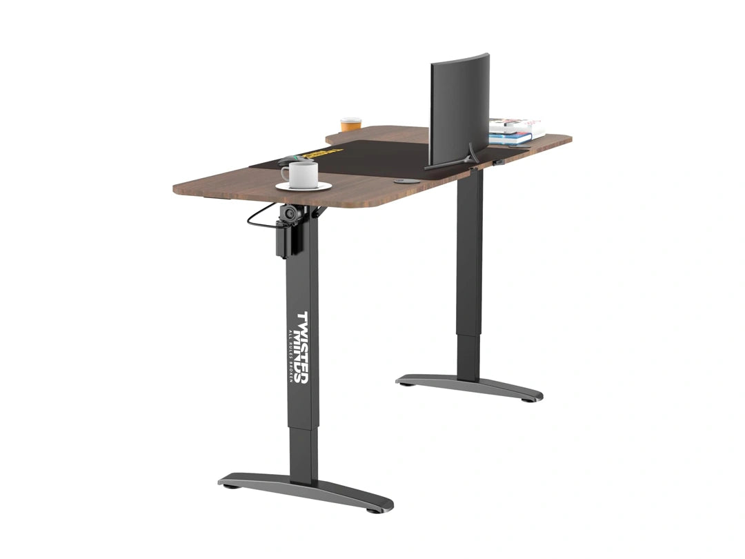 Twisted Minds T Shaped Gaming Desk Electric Height Adjustable-Left in Qatar