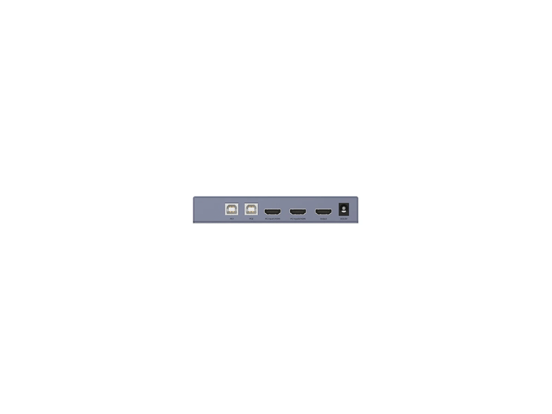 Unitek HDMI 4K 60HZ KVM Switch 2 IN 1 Out With 4 Port USB 2.0 Hub in Qatar