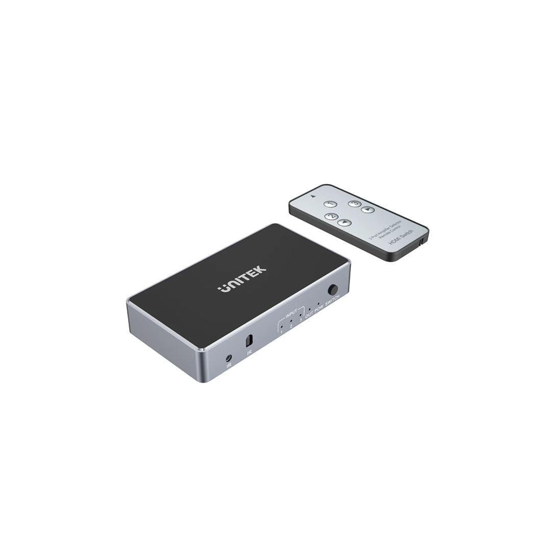 Unitek 4K HDMI Switch 3 In 1 Out