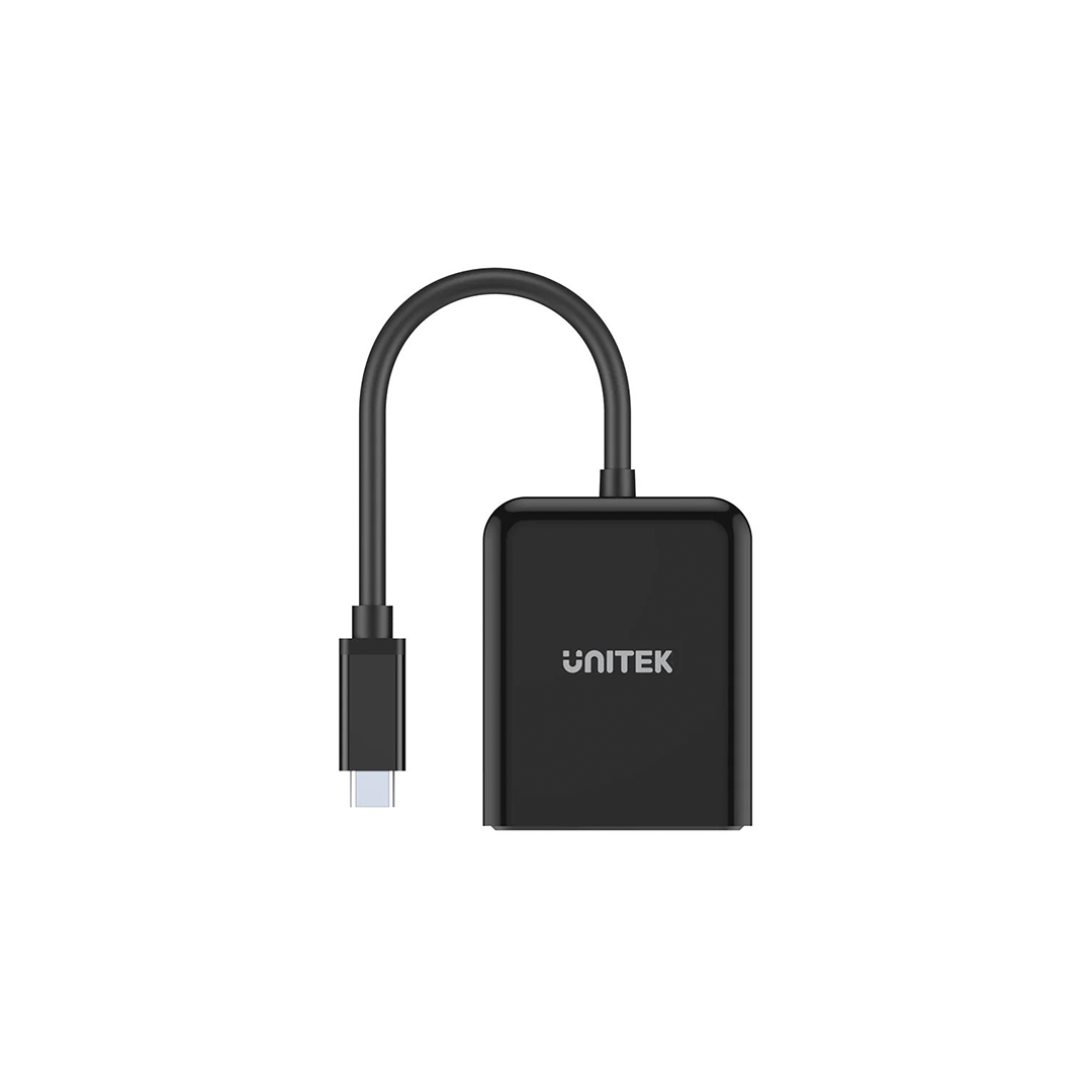 Unitek 8K USB-C to Dual DisplayPort 1.4 Adapter with MST Dual Monitor