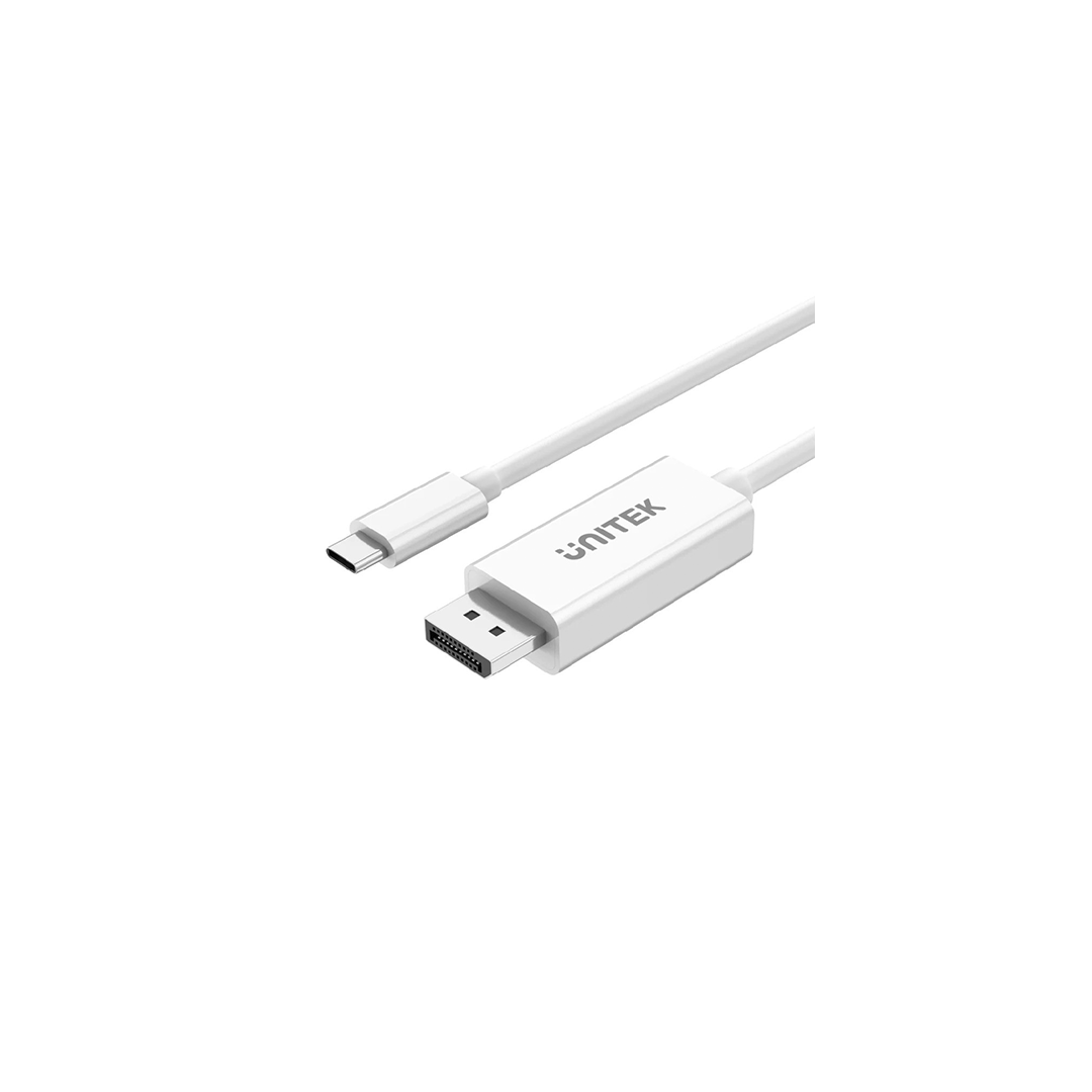 Unitek 4K 60Hz USB-C to DisplayPort 1.2 Cable 1.8M - White