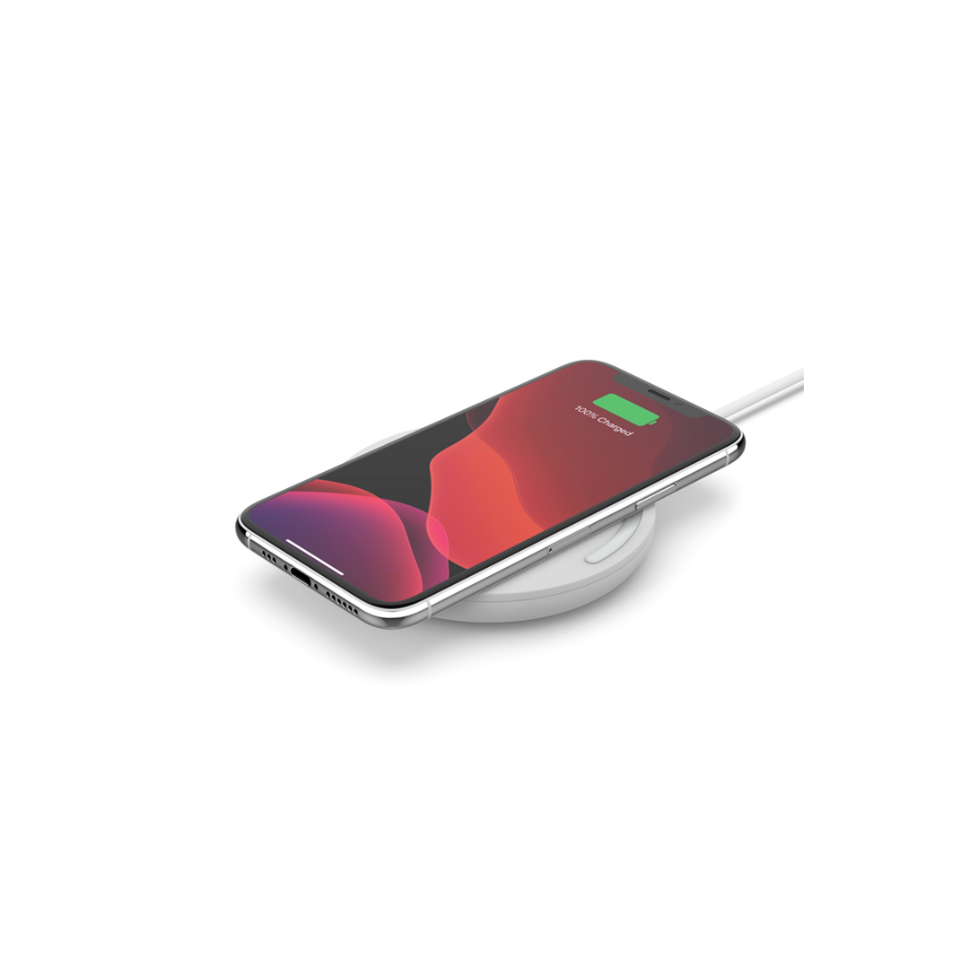 Belkin BoostCharge 10W Wireless Charging Pad + Cable - White in Qatar