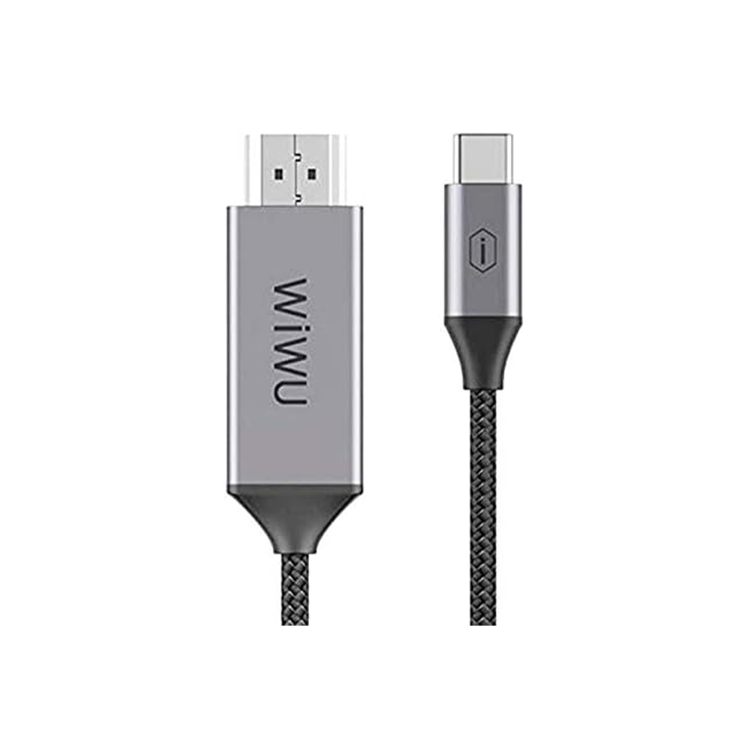 Wiwu X9 Type-C To HDMI Coaxial Cable 2M - Space Gray
