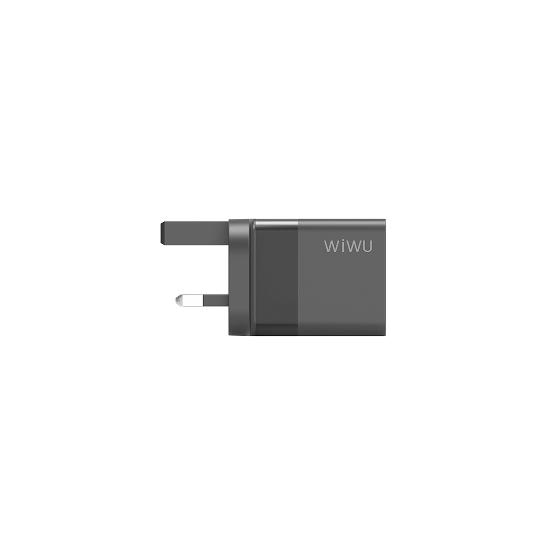 Wiwu QCBTCL 30W PD Fast Charger with Type-C to Lightning Cable - Black