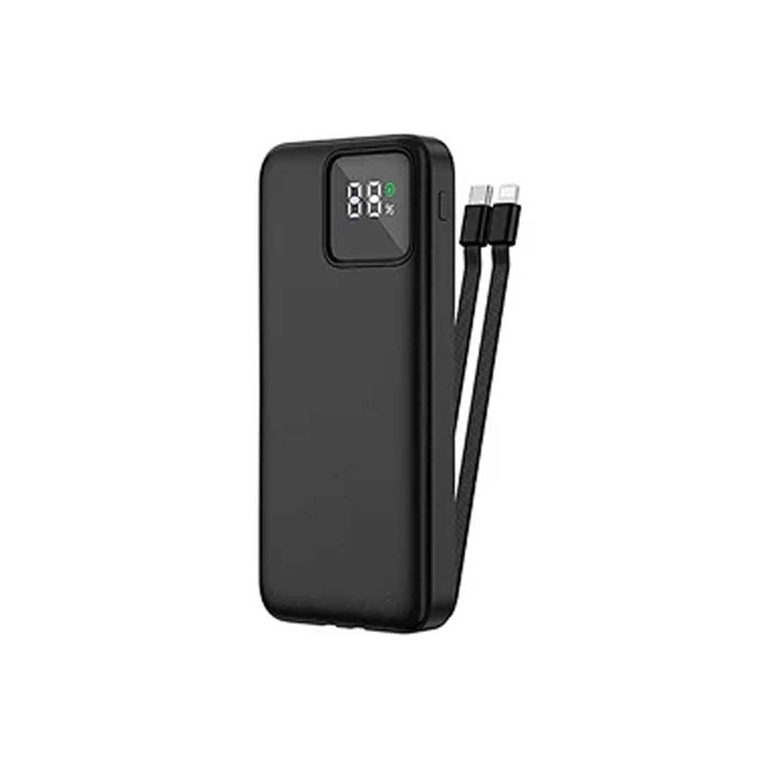 Wiwu JC-18B 22.5W Power Bank 10000mAh With LED Display - Black in Qatar