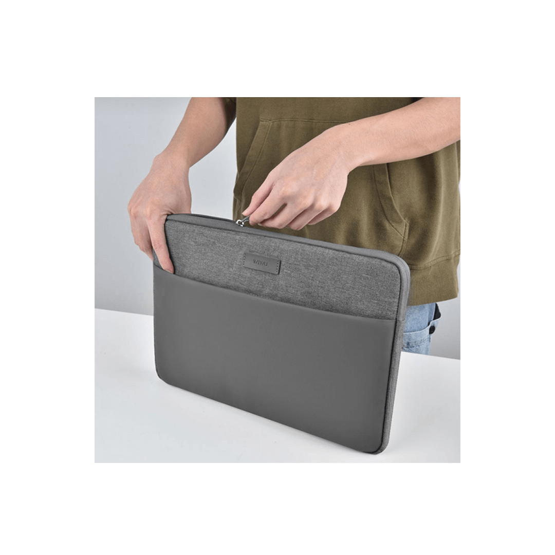 Wiwu MSB16LGRY Minimalist Sleeve Bag For Up To 16 Laptop - Grey