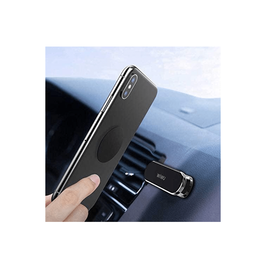 Wiwu PL701 Lotto Vehicle Magnetic Suction Bracket - Black in Qatar