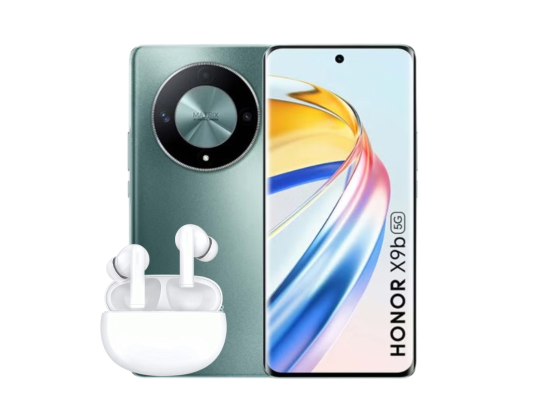 Buy Honor X9B Emarald Green with Honor Choice X5 Earbuds in Qatar