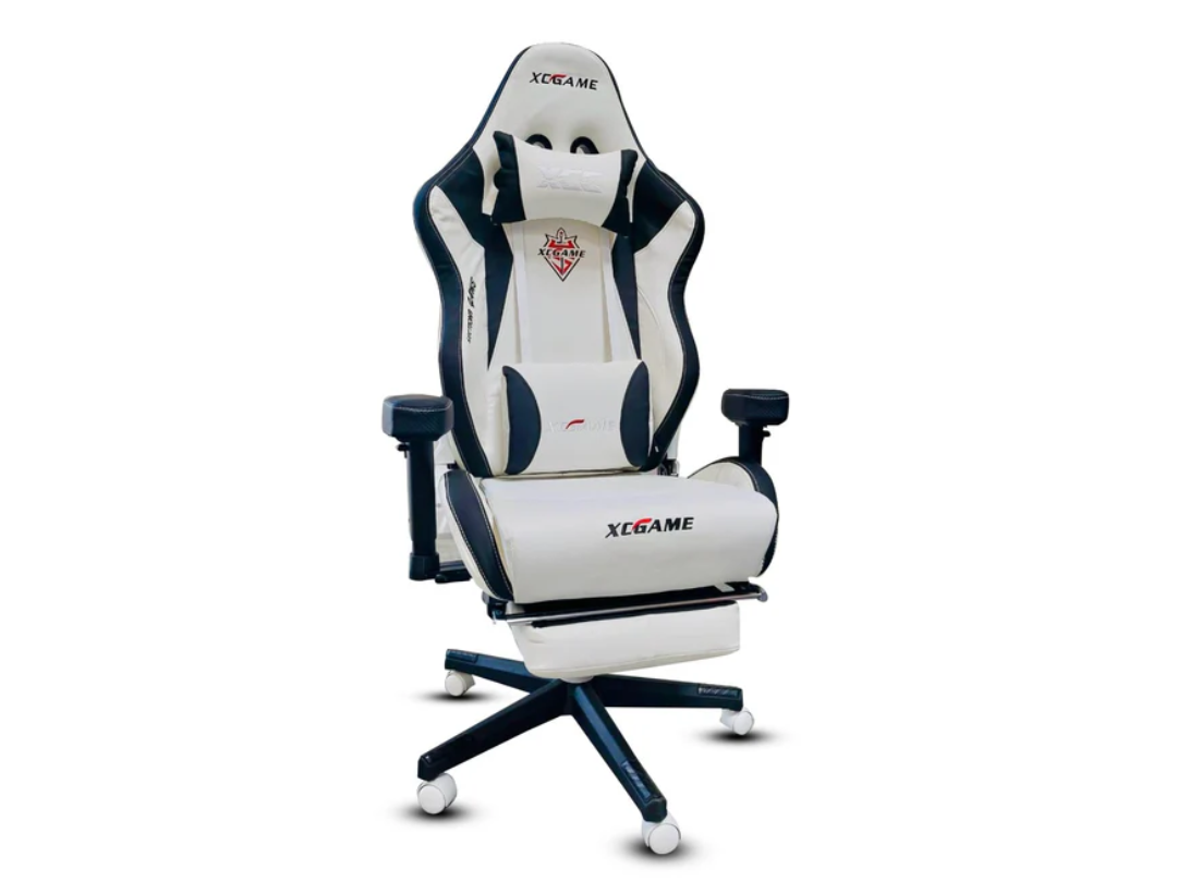 Buy XC-Game Gaming chair-with footrest -GFY102T90 White in Qatar