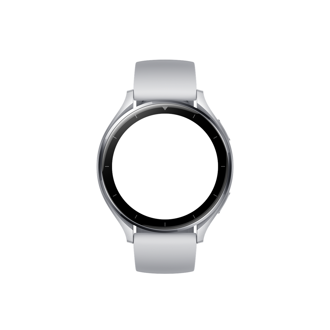 Xiaomi Watch 2 Silver Case With Gray TPU Strap