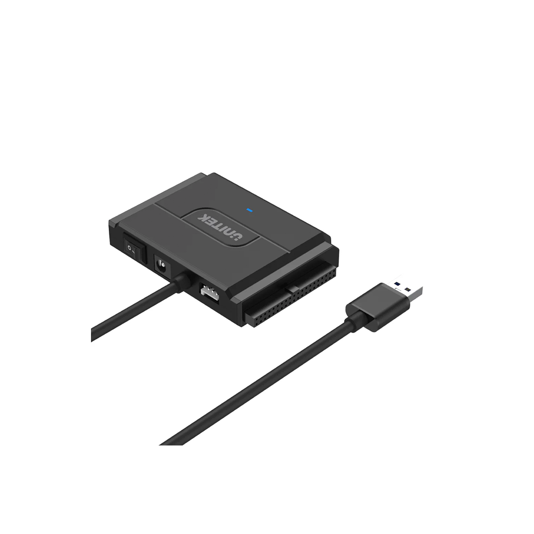 Unitek SmartLink Trinity USB 3.0 to SATA II & IDE HDD & SSD Adapter in Qatar