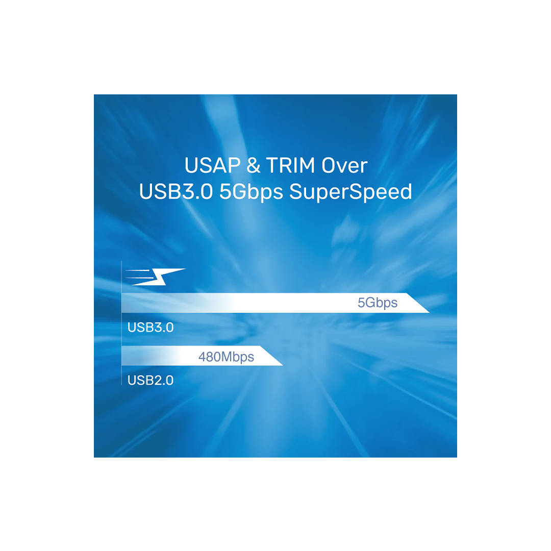 Unitek USB3.0 M.2 SSD (NGFF/SATA) Aluminium Enclosure in Qatar
