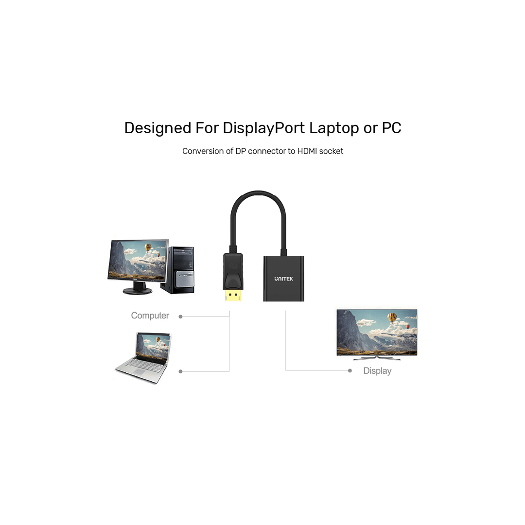 Unitek DisplayPort to VGA Adapter in Qatar