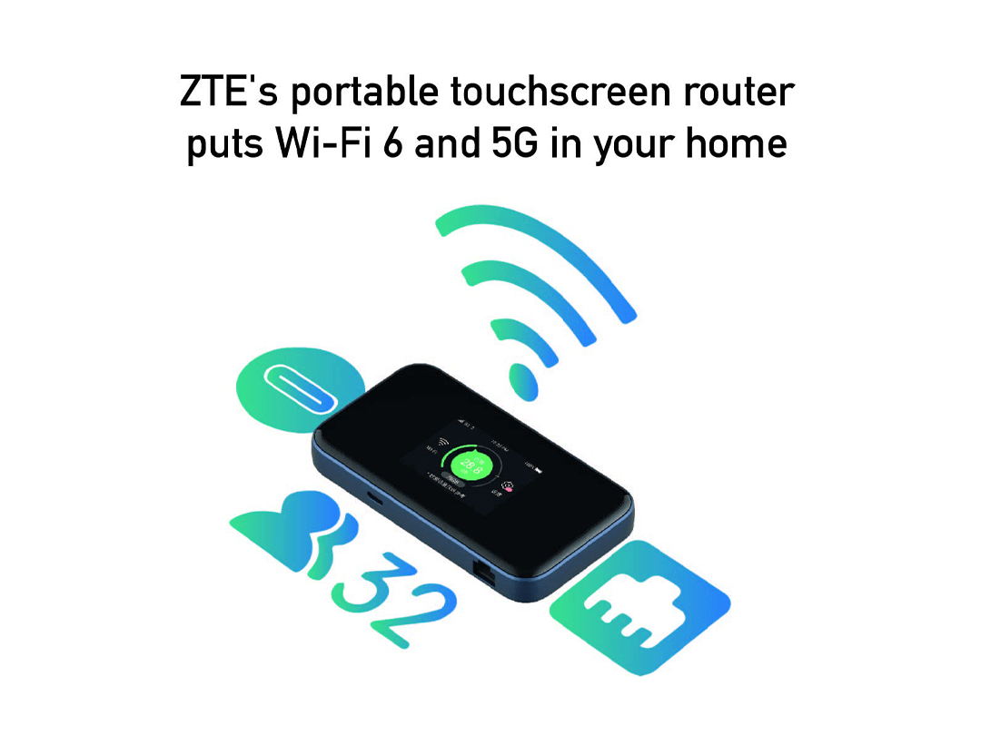 Buy ZTE MU5001 5G Mifi Mobile Wi-Fi Hotspot Router in Qatar