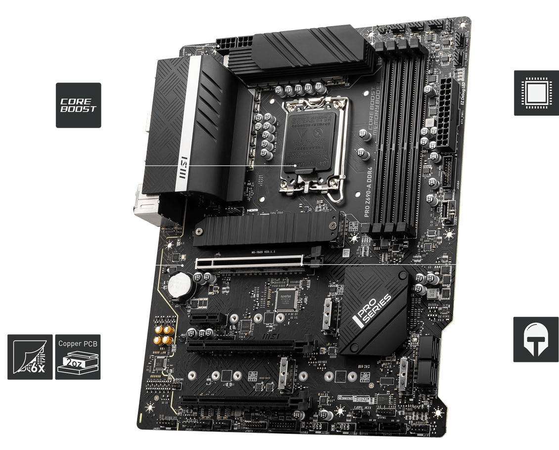 MSI PRO Z690-A ProSeries Motherboard