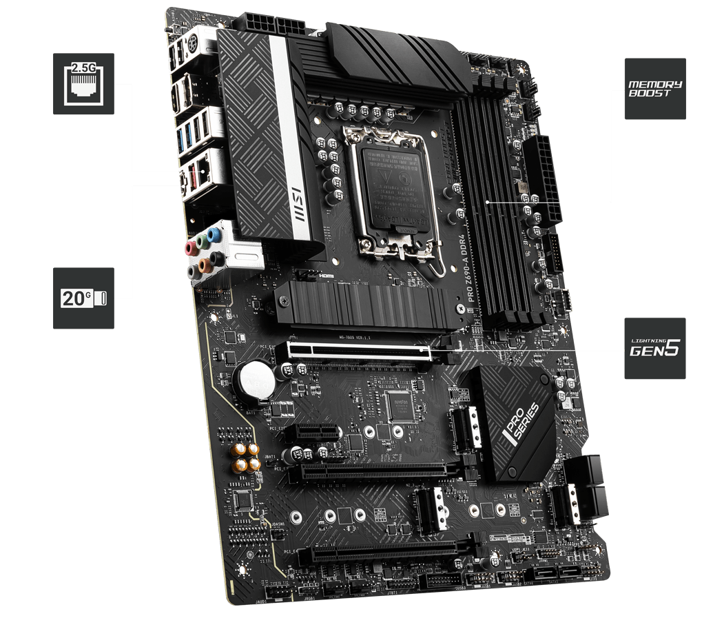 MSI PRO Z690-A ProSeries Motherboard