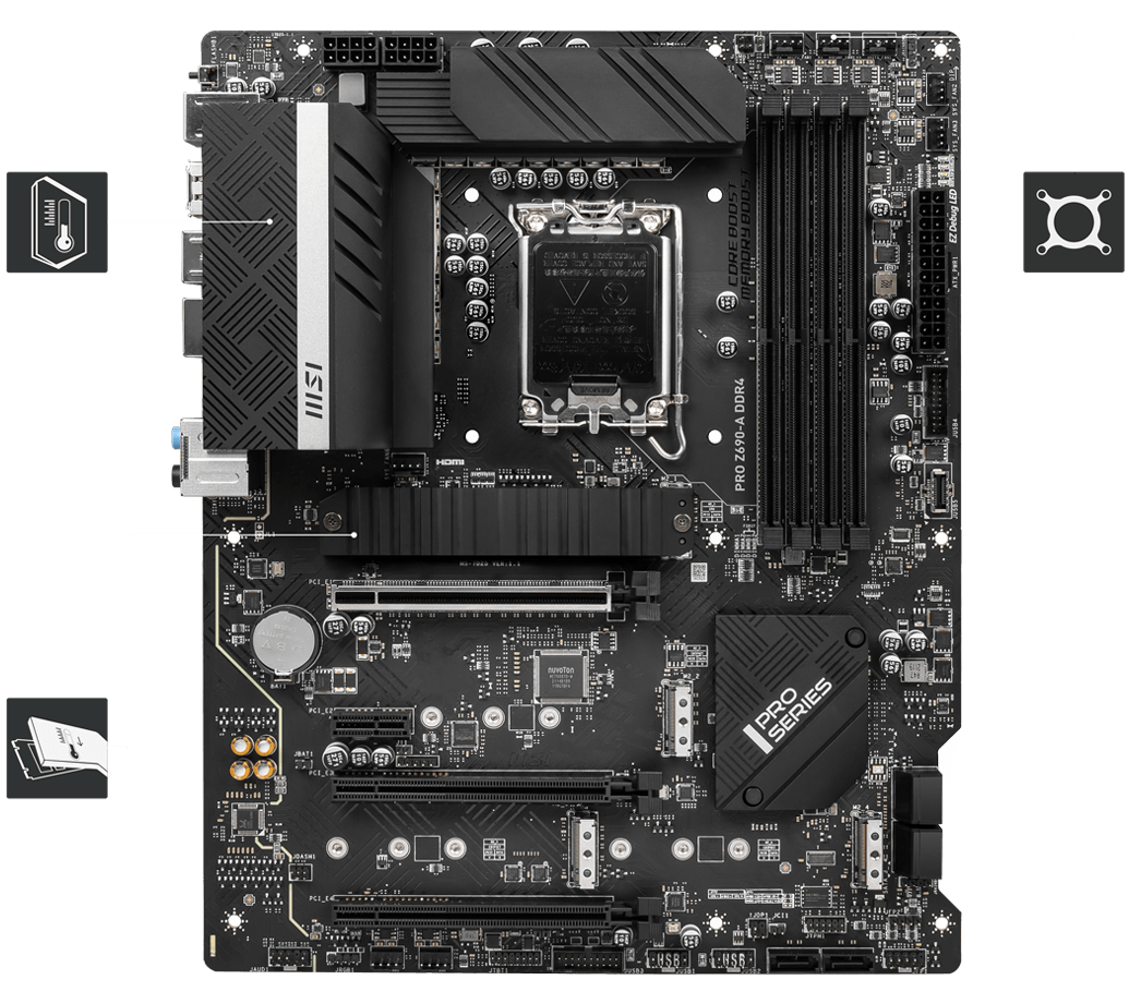 MSI PRO Z690-A ProSeries Motherboard