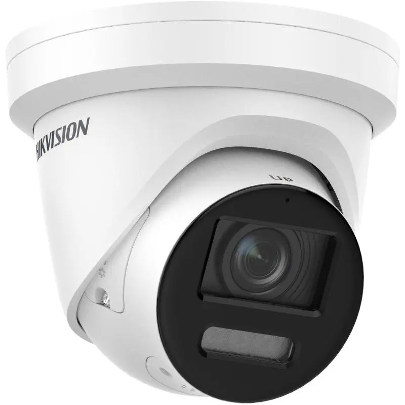 Hikvision   8 MP ColorVu Strobe Light and Audible Warning Fixed Turret Network Camera   -    DS-2CD2387G2-LSU/SL(2.8mm)