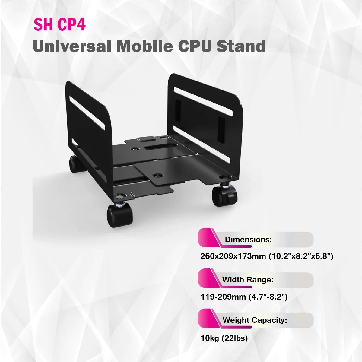 skill tech-SH CP4 - Universal Mobile CPU Stand