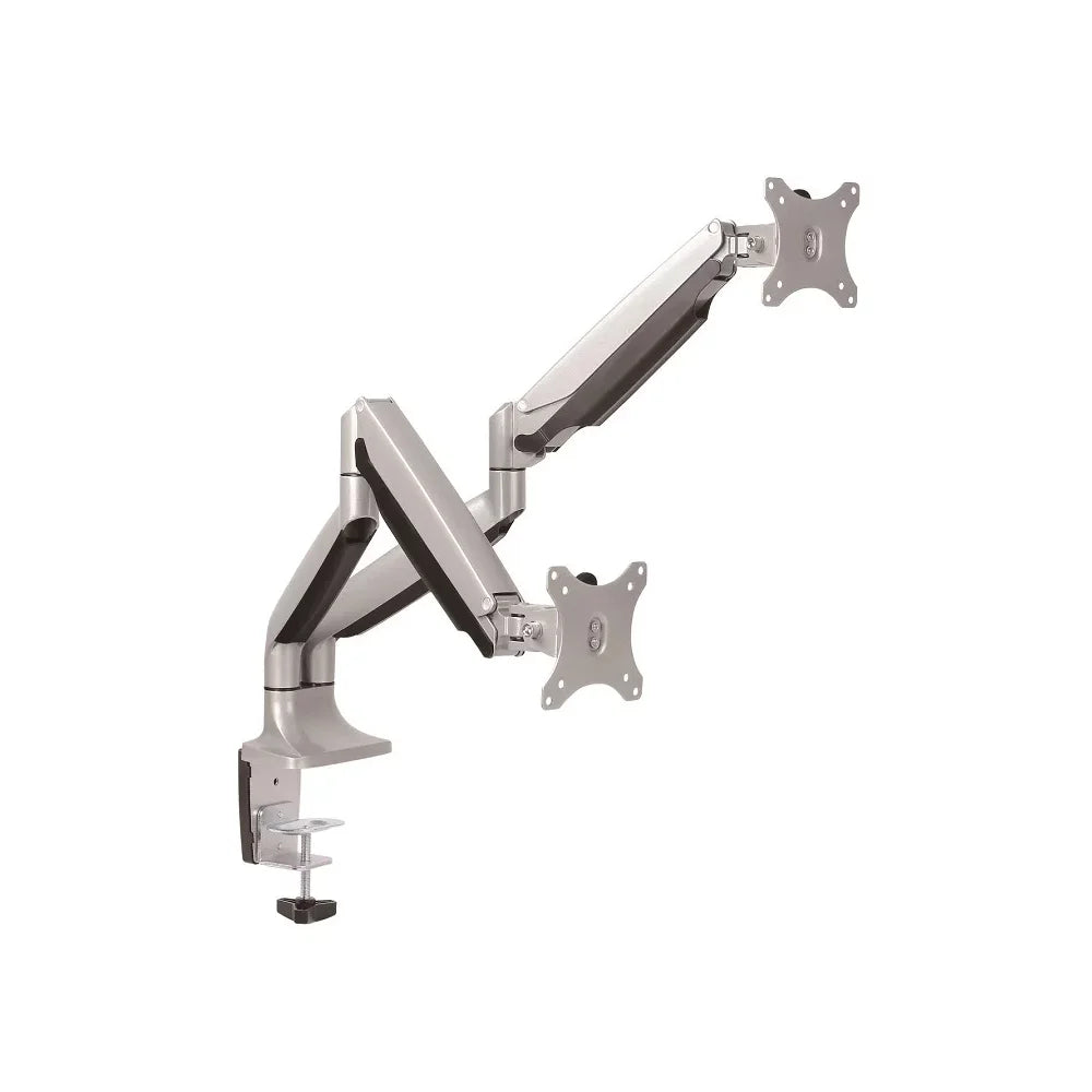 Skill Tech SH100 C024 | Dual Monitor Thin Gas Spring Assisted Aluminium Monitor Arm