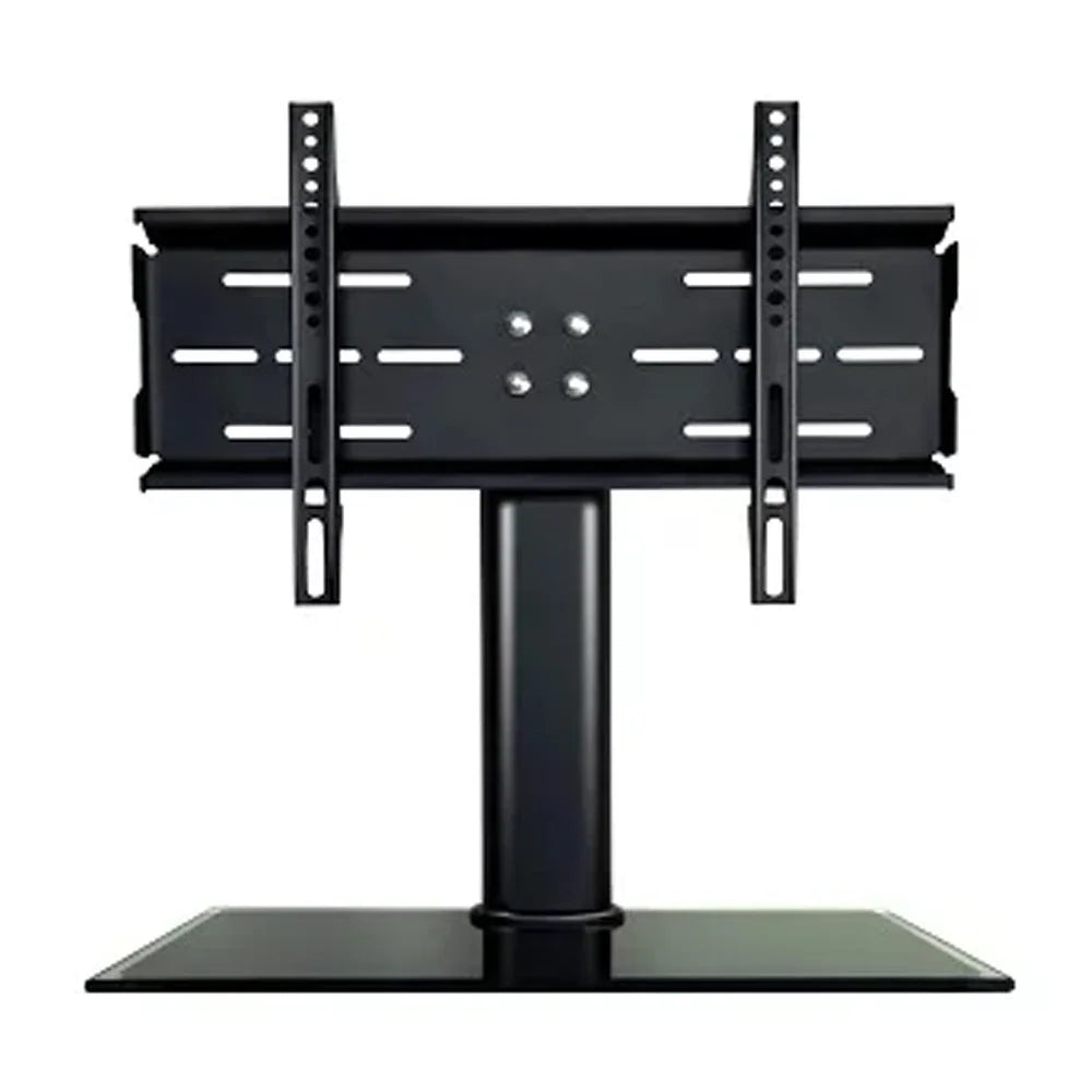 SkillTech -SH 2632B -Universal Tabletop Tv Stand With Glass Base Ergonomic Mount
