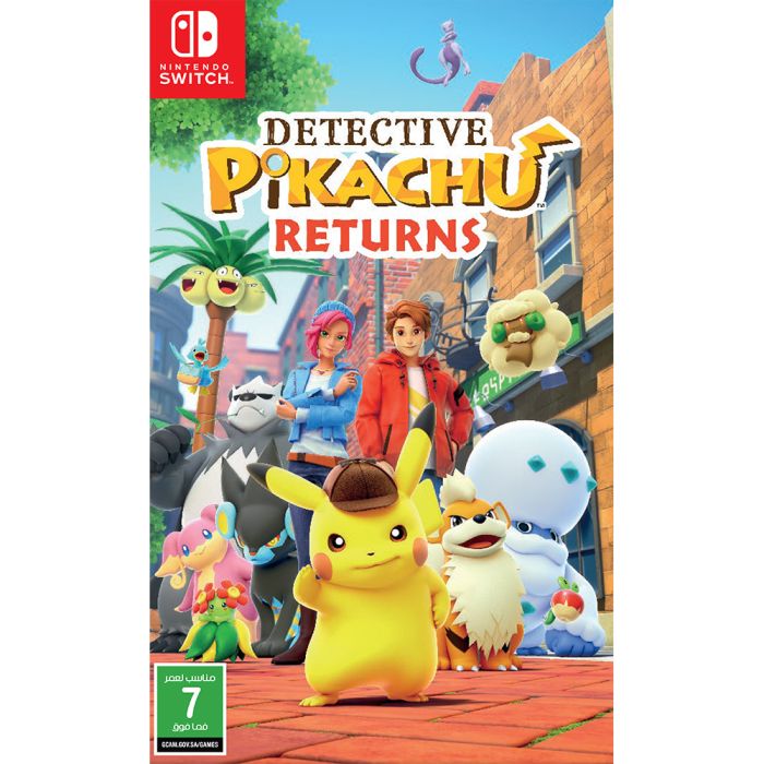 لعبة Detective Pikachu Returns على Nintendo Switch لعبة Detective Pikachu Returns على Nintendo Switch