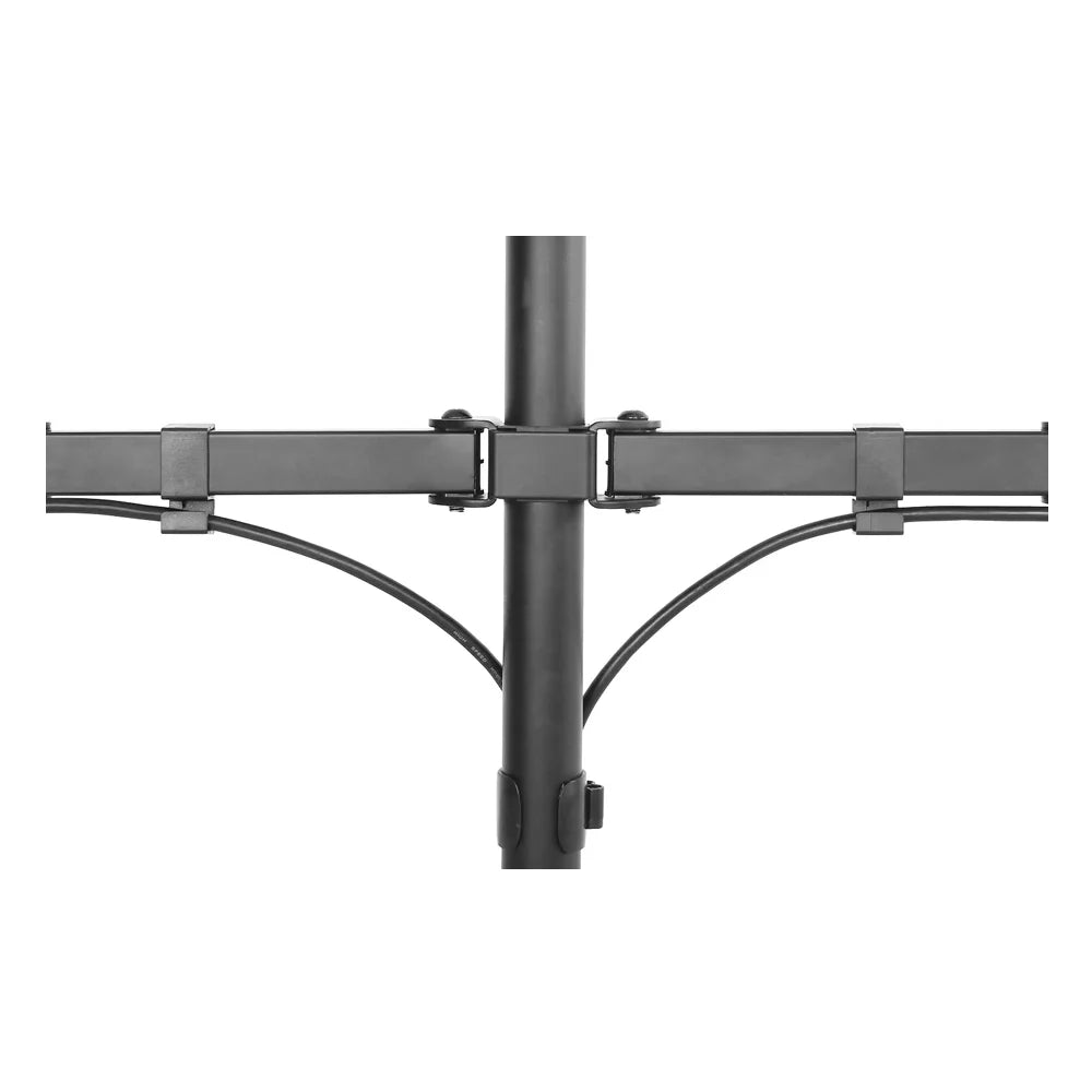Skill Tech SH 024N - Single Pole Dual-Monitor Steel Articulating Monitor Arm