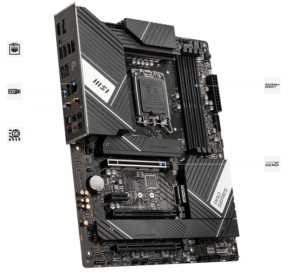 MSI PRO Z790-A WiFi ProSeries Motherboard