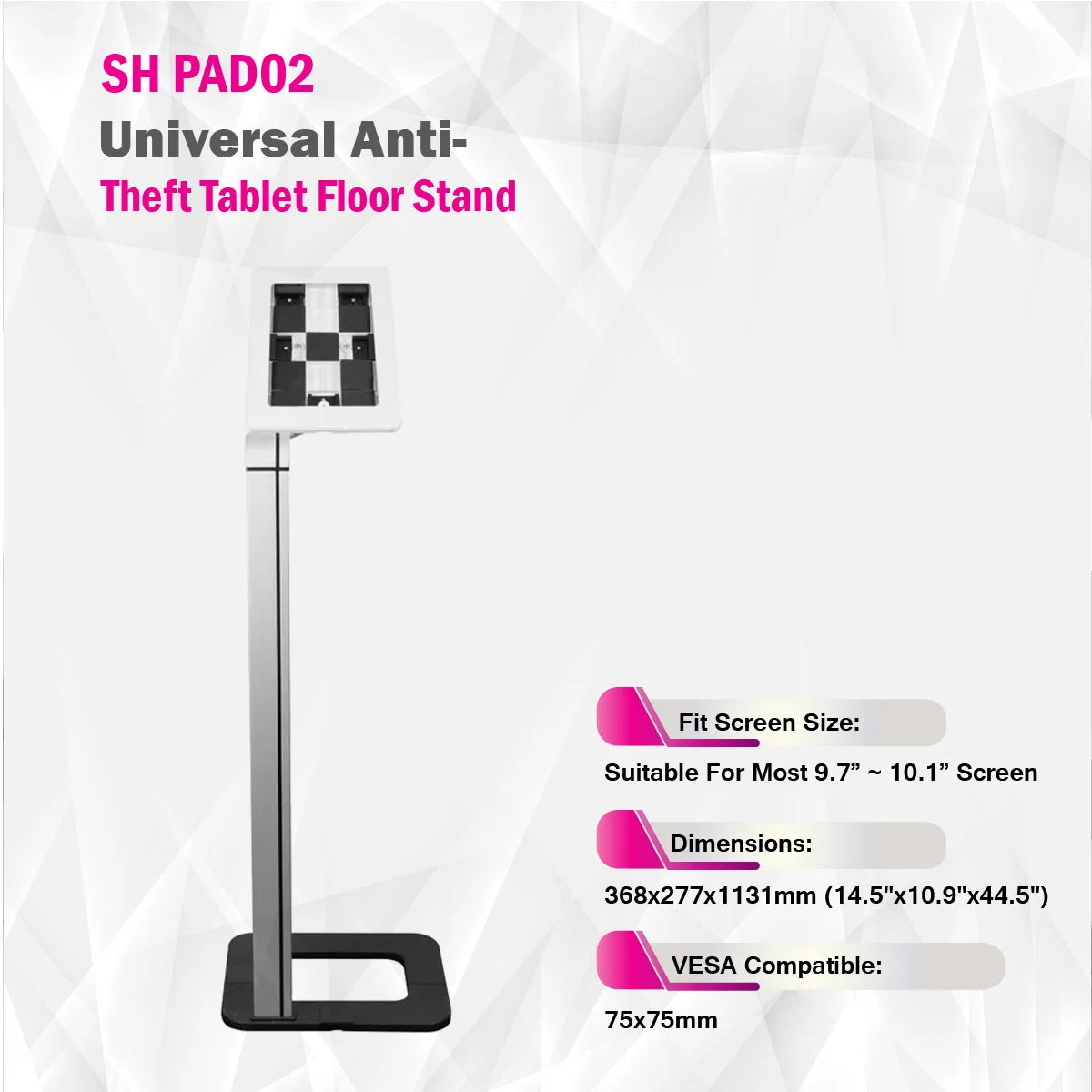 SkillTech - SH PAD02- Universal Anti-Theft Tablet Stand