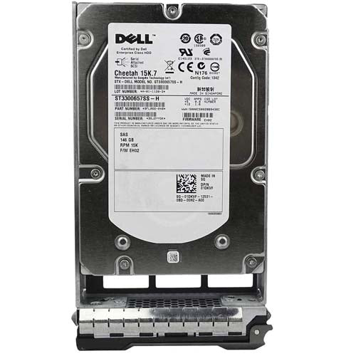 Dell 1DKVF Seagate 3.5″ 146GB 15K 16MB 6GBPS SAS HDD Hard Drive ST3300657SS-H