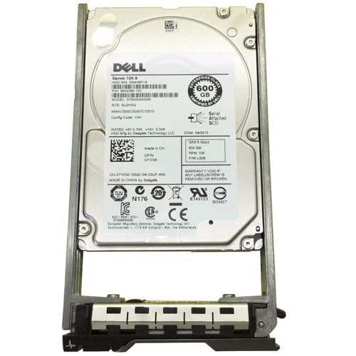 Dell Seagate 600GB ST600MM0006 10K RPM 6GBP/S SAS 2.5″ Hard Drive 7YX58 07YX58
