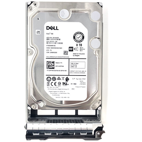 Dell GKWHP 0GKWHP ST8000NM0075 8TB 7200RPM 256MB SAS 12GB/S 3.5″ Hard Drive