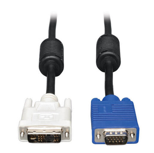 Tripp Lite DVI to VGA High-Resolution Adapter Cable with RGB Coaxial (DVI-A to HD15 M/M), 6 ft. (1.8 m)