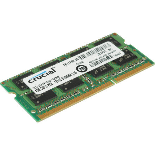 Crucial 4GB DDR3L 1600 MHz SODIMM Memory Module