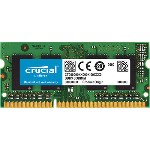 Crucial DDR3 1600 MHz SO-DIMM Memory Module Kit for Mac (4GB, Single-Rank)