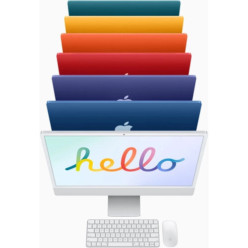Apple iMac 24 Inch 4.5K Retina Display 2021 (M1 Chip, 8GB, 256GB, Apple, macOS Ventura (Pink)