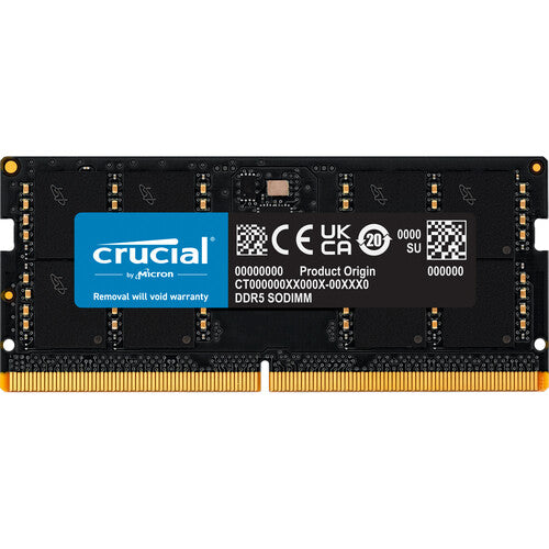 Crucial 32GB DDR5 4800 MHz SO-DIMM Memory Module