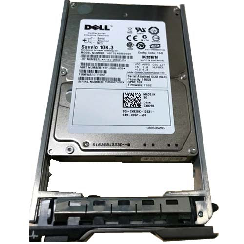 Dell 146GB 10K 6G SFF 2.5” SAS HDD Hard Drive